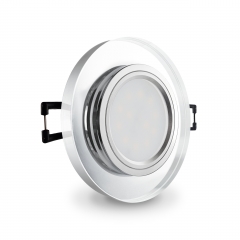 LED Glas Einbaustrahler rund klar