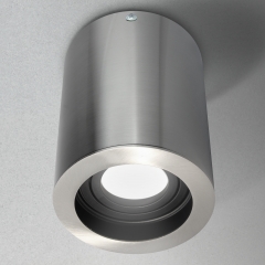 LED Aufbauleuchte aufputz schwenkbar rund Eisen gebrstet GU10-230V #WF13