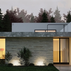 Premium LED Bodeneinbaustrahler Edelstahl Auenleuchte durchschleifbar IP65 GU10-230V (Quad)