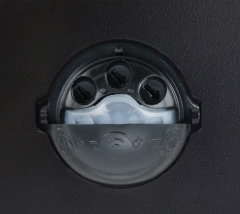 LED Wandleuchte mit Bewegungsmelder und Dmmerungssensor Auenleuchte, 1-Flammig, Schwarz, Down, GU10-230V, (Form:F2)