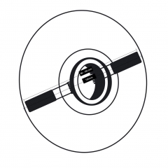LED Einbaustrahler mit Ausgleichsblende f�r gro�e Lochausschnitte Einbauma�: 68-180mm 12V oder 230V schwenkbar, Wei� DSK2
