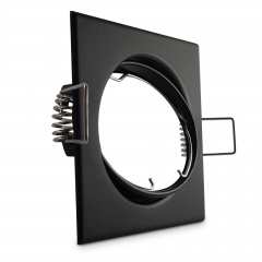 LED Einbaustrahler quad schwenkbar schwarz