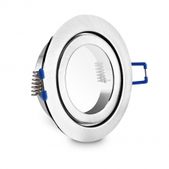 LED Einbaustrahler Feuchtraum IP44 rund Edelstahl geb�rstet