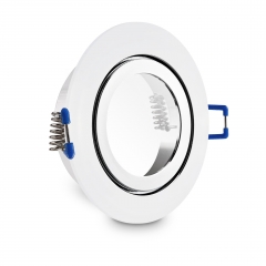LED Einbaustrahler Feuchtraum IP44 rund Chrom gl�nzend