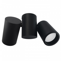 LED Aufbauleuchte Deckenspot Deckenleuchte schwenkbar 2-flammig schwarz GU10-230V