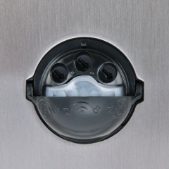 LED Wandleuchte ROM, m. Bewegungsmelder und Dmmerungssensor, Auenleuchte, 2-Flammig, Edelstahl, Up Down, GU10-230V, (Form:A2)