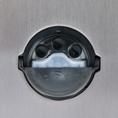 LED Wandleuchte ROM, m. Bewegungsmelder und Dmmerungssensor, Auenleuchte, 1-Flammig, Edelstahl, GU10-230V, (Form:F2)